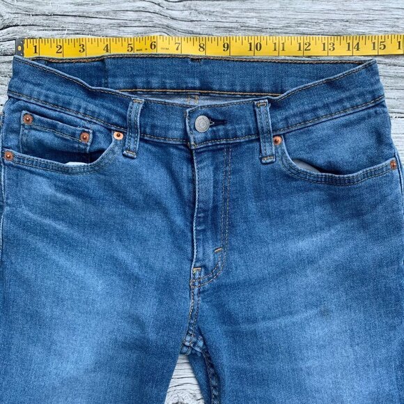 Levi's 511 Slim Straight Leg Blue Denim Jeans - Picture 5 of 7